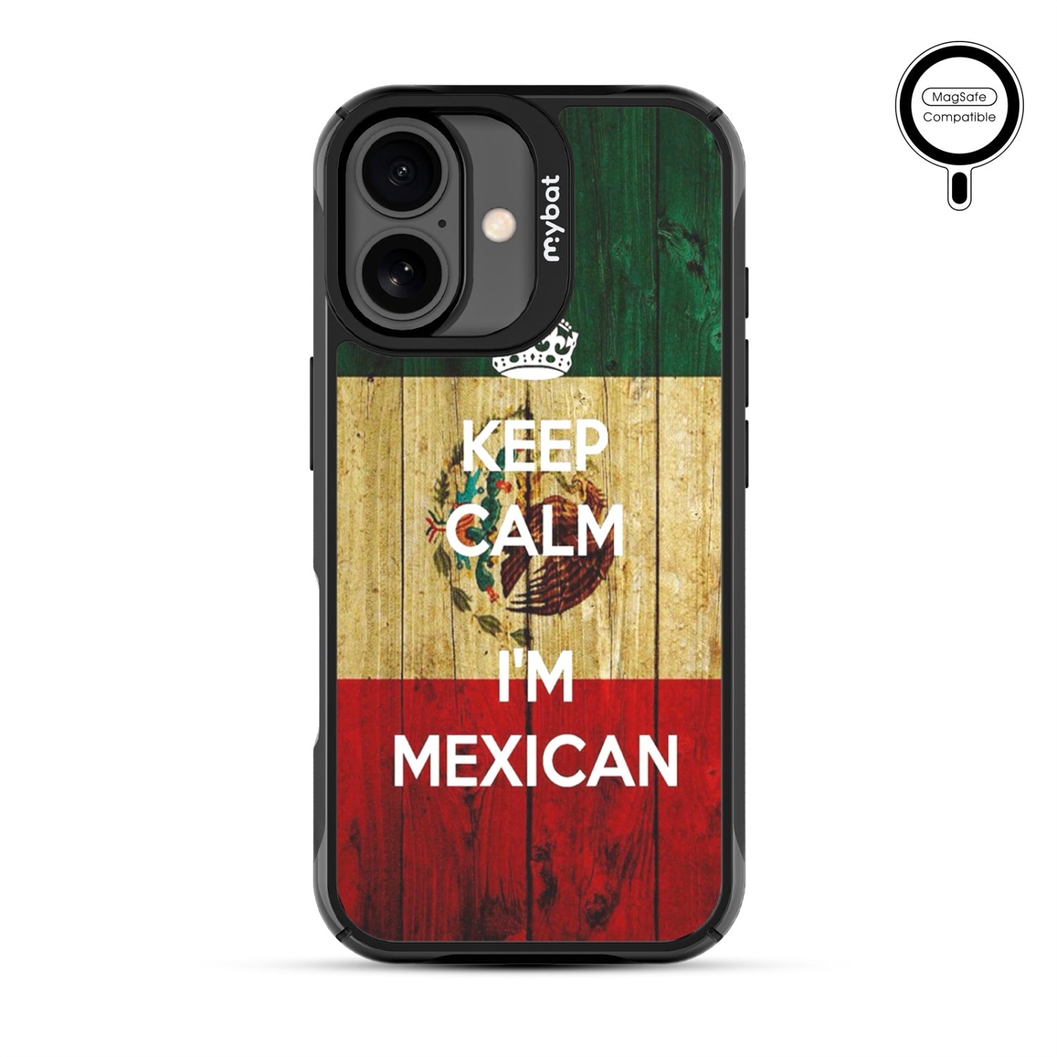 MyBat Design Lab Series MagSafe Case for Apple iPhone 17 - Keep Calm, I'm Mexican