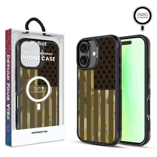 MyBat Design Lab Series MagSafe Case for Apple iPhone 17 - Military Camouflage American Flag - MIP17CSLESMSMP054-1.jpg