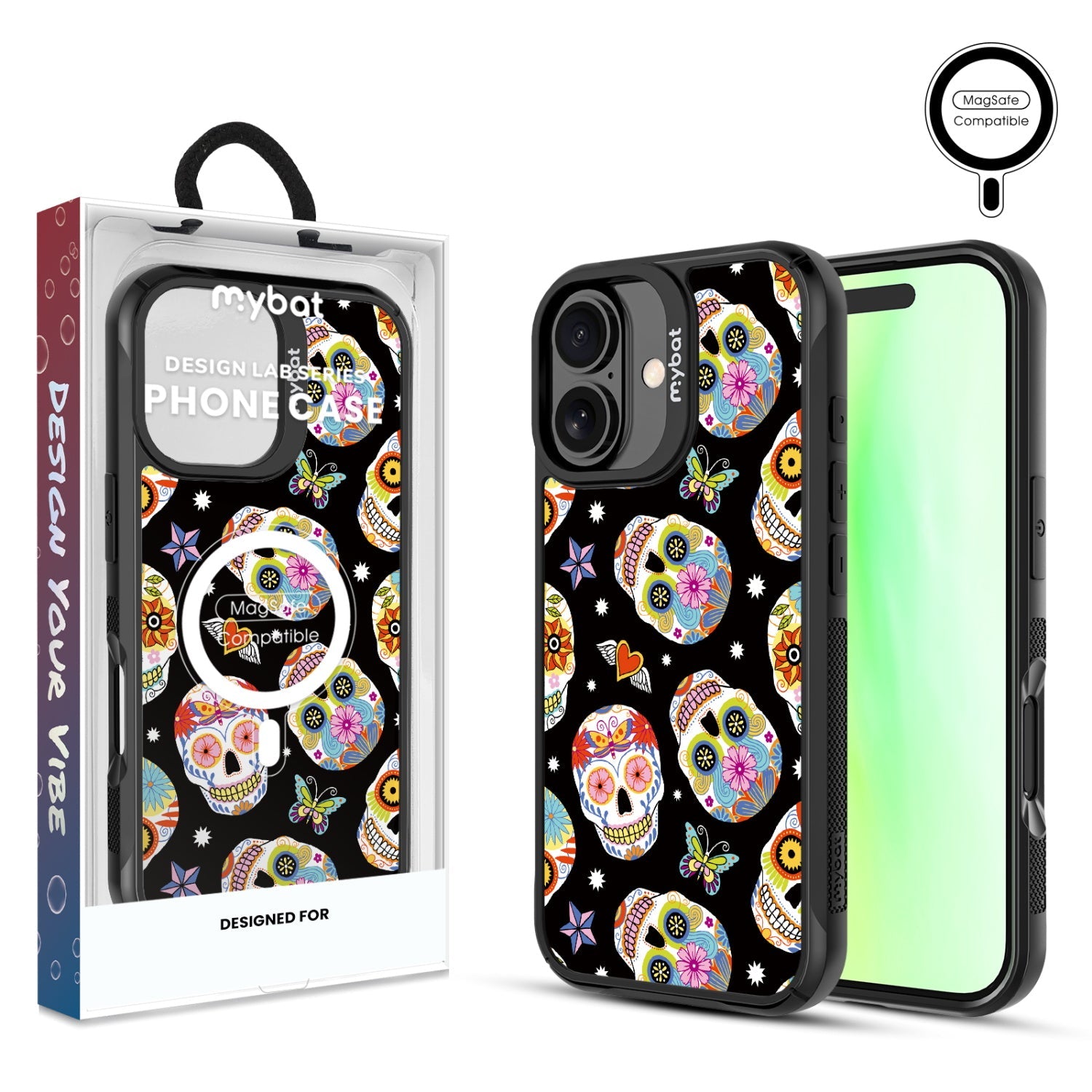 MyBat Design Lab Series MagSafe Case for Apple iPhone 17 - Day of the Dead