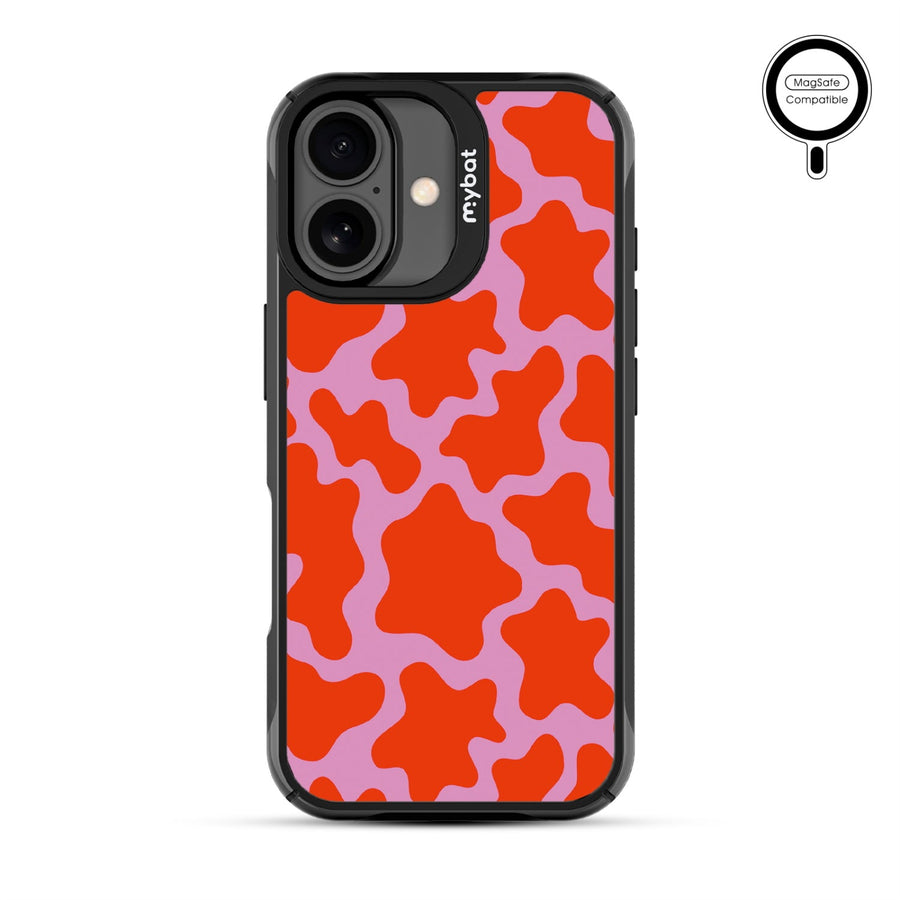 MyBat Design Lab Series MagSafe Case for Apple iPhone 17 - Pink Retro Splashes