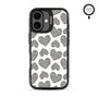 MyBat Design Lab Series MagSafe Case for Apple iPhone 17 - Leopard Print Hearts