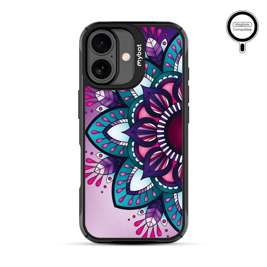 MyBat Design Lab Series MagSafe Case for Apple iPhone 17 - Flower Mandala - MIP17CSLESMSMP112-3.jpg