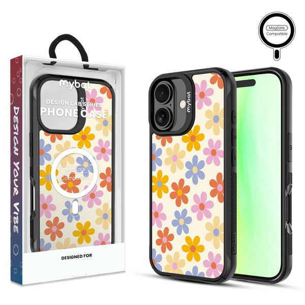 MyBat Design Lab Series MagSafe Case for Apple iPhone 17 - Retro Daisies - MIP17CSLESMSMP137-1.jpg