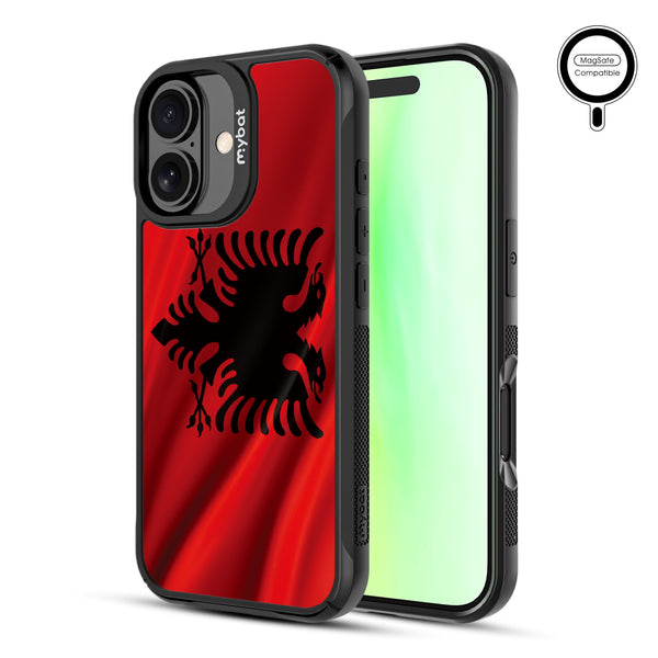 MyBat Design Lab Series MagSafe Case for Apple iPhone 17 - Albania Flag - MIP17CSLESMSMP140-2.jpg