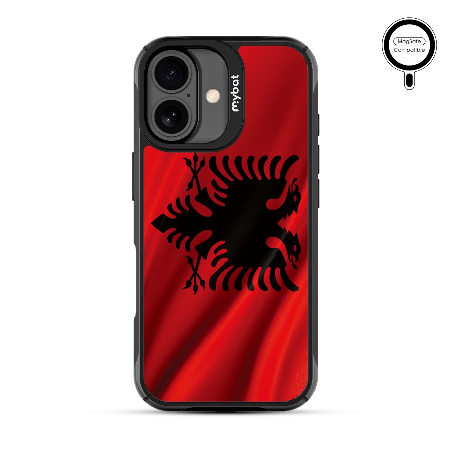 MyBat Design Lab Series MagSafe Case for Apple iPhone 17 - Albania Flag