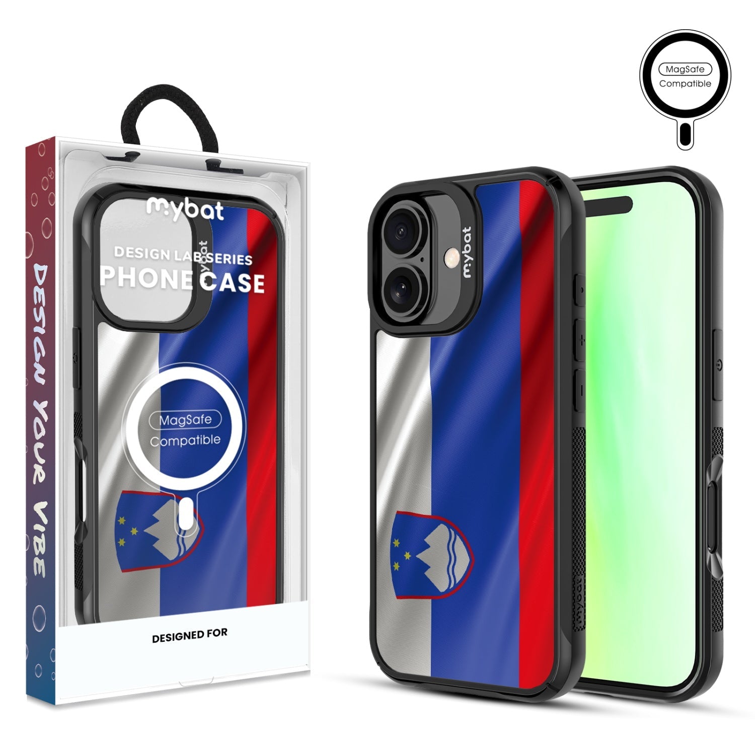 MyBat Design Lab Series MagSafe Case for Apple iPhone 17 - Slovenia Flag