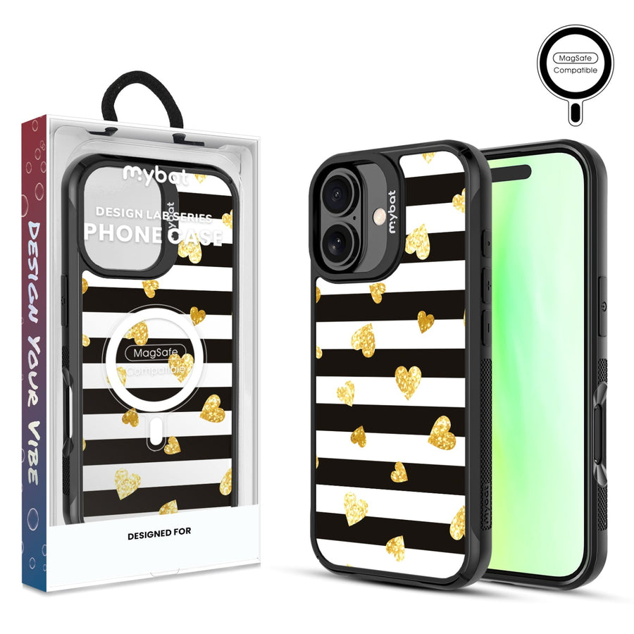 MyBat Design Lab Series MagSafe Case for Apple iPhone 17 - Heart of Gold