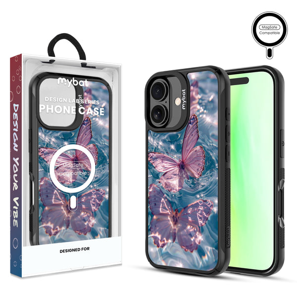 MyBat Design Lab Series MagSafe Case for Apple iPhone 17 - Floating Butterflies - MIP17CSLESMSMP180-1.jpg