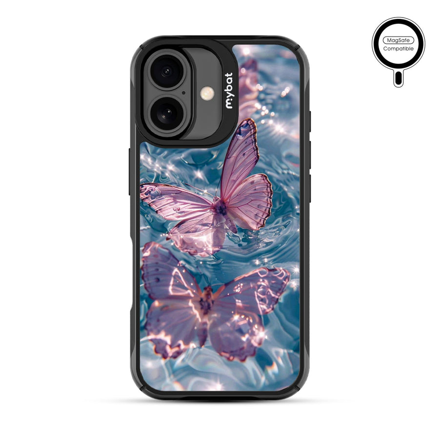 MyBat Design Lab Series MagSafe Case for Apple iPhone 17 - Floating Butterflies