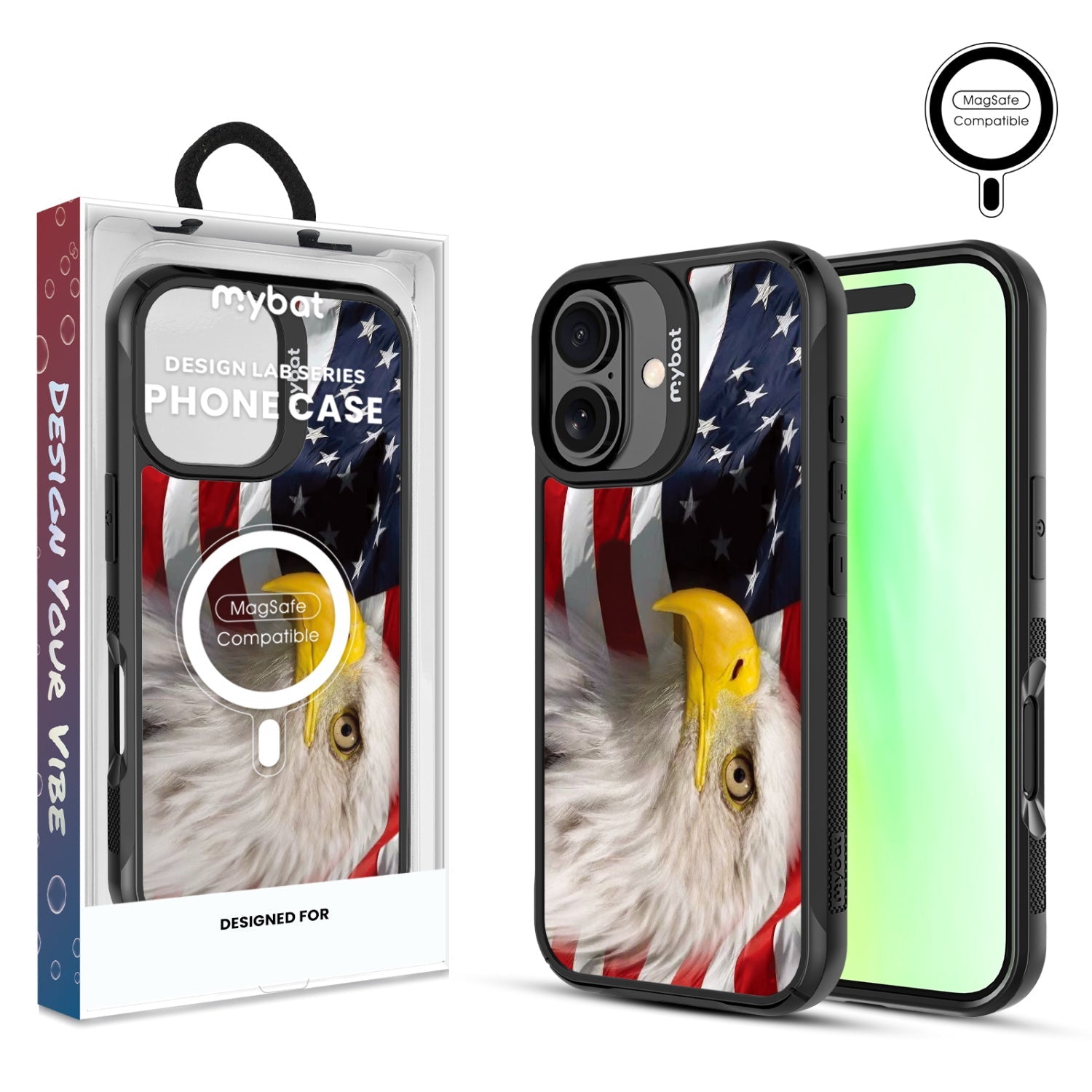 MyBat Design Lab Series MagSafe Case for Apple iPhone 17 - Soaring with Liberty