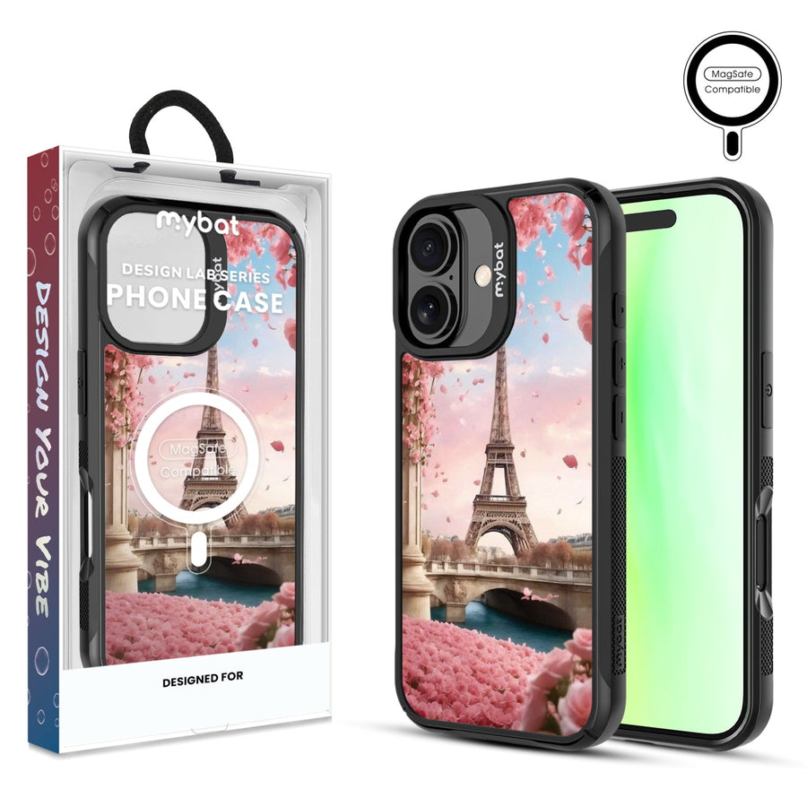 MyBat Design Lab Series MagSafe Case for Apple iPhone 17 - Paris In Bloom