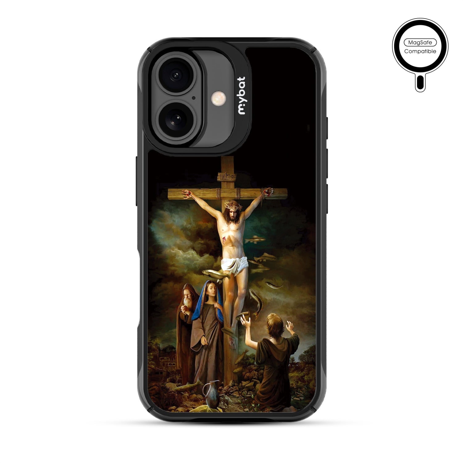 MyBat Design Lab Series MagSafe Case for Apple iPhone 17 - Jesus on the Cross