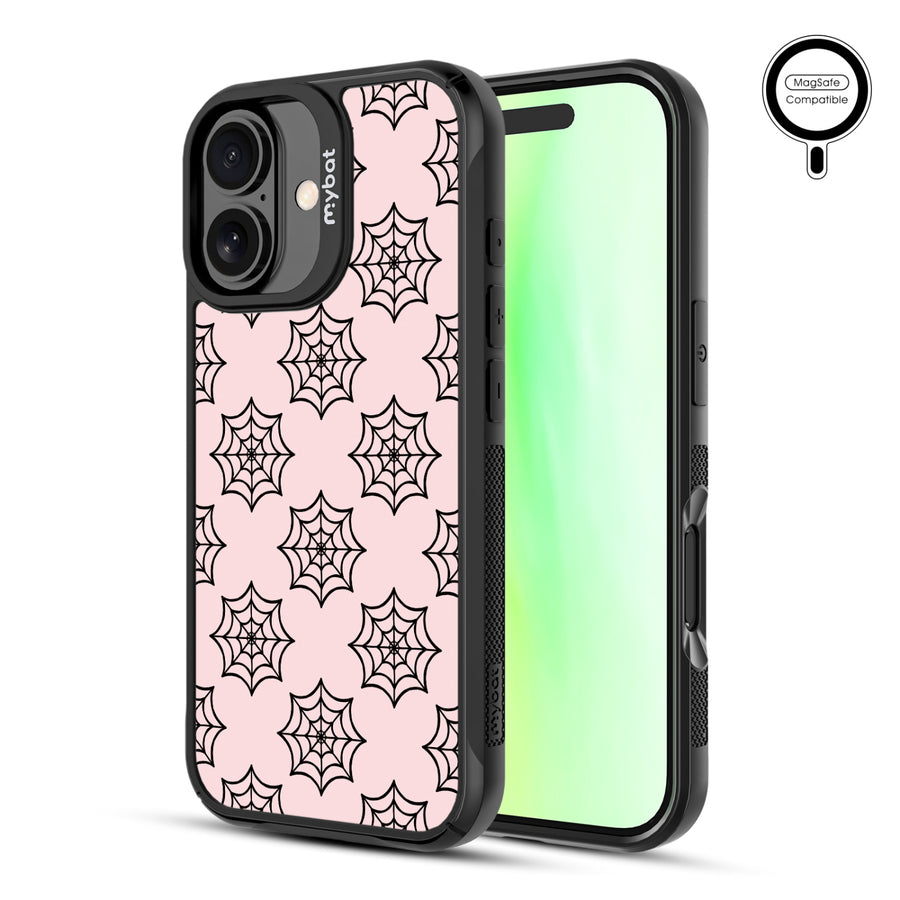 MyBat Design Lab Series MagSafe Case for Apple iPhone 17 - Pink Spider Web - MIP17CSLESMSMP227-2.jpg