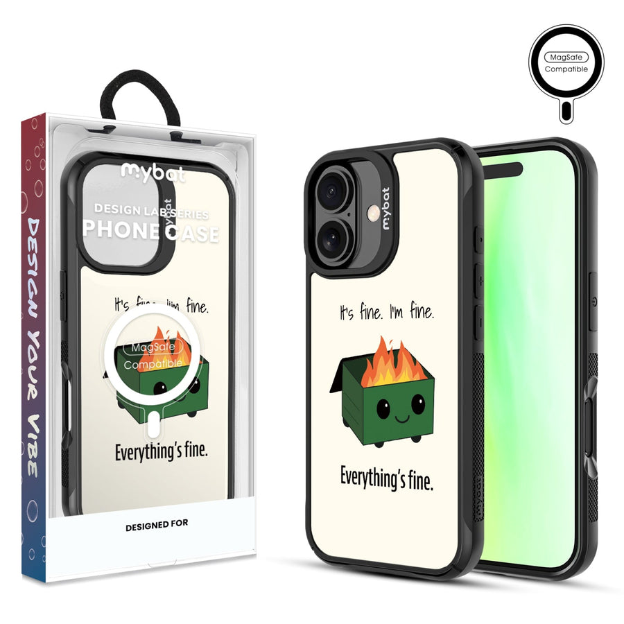 MyBat Design Lab Series MagSafe Case for Apple iPhone 17 - Dumpster Fire