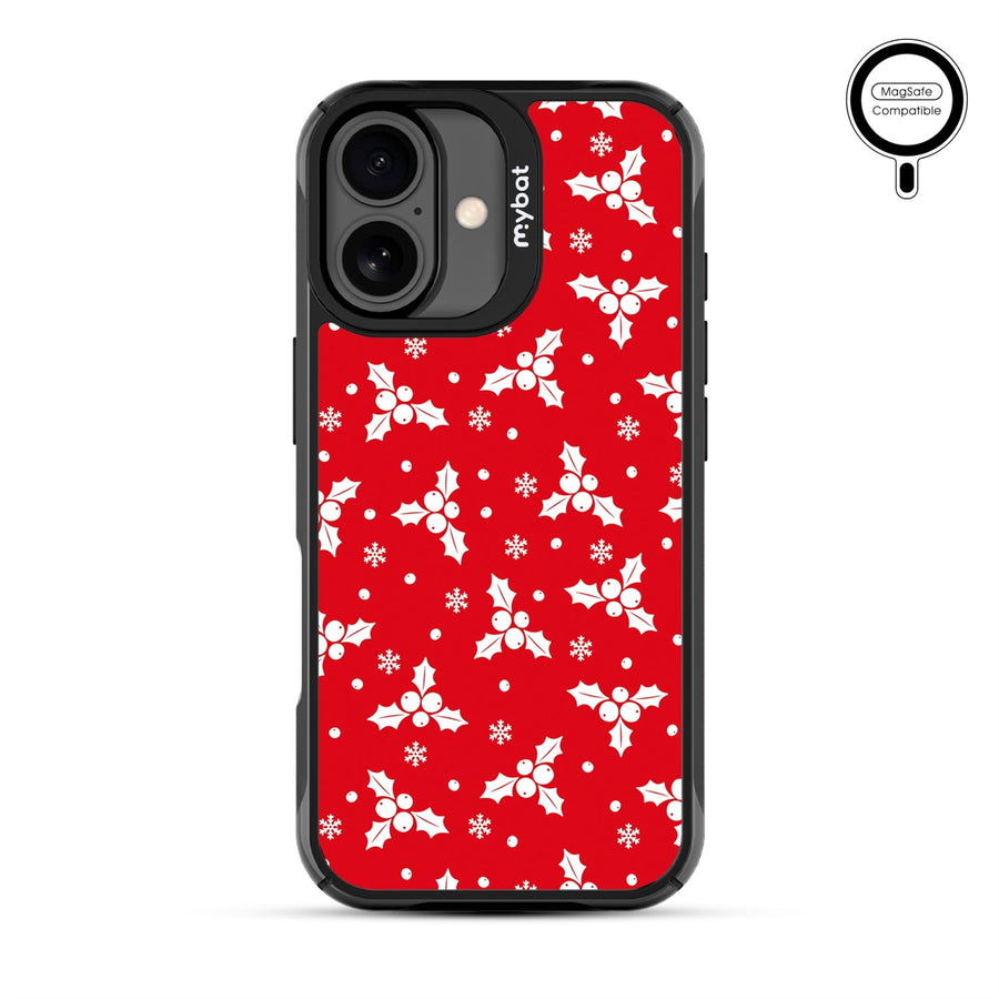 MyBat Design Lab Series MagSafe Case for Apple iPhone 17 - Merry Mistletoe