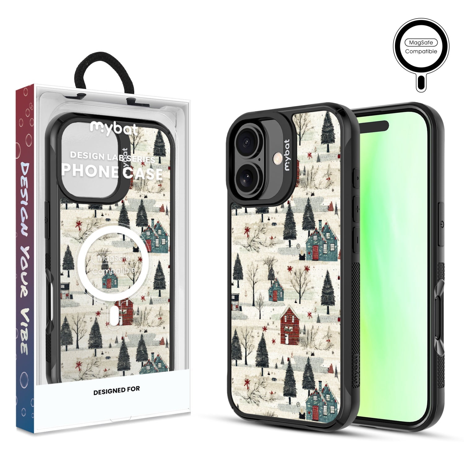MyBat Design Lab Series MagSafe Case for Apple iPhone 17 - Charming Cottages