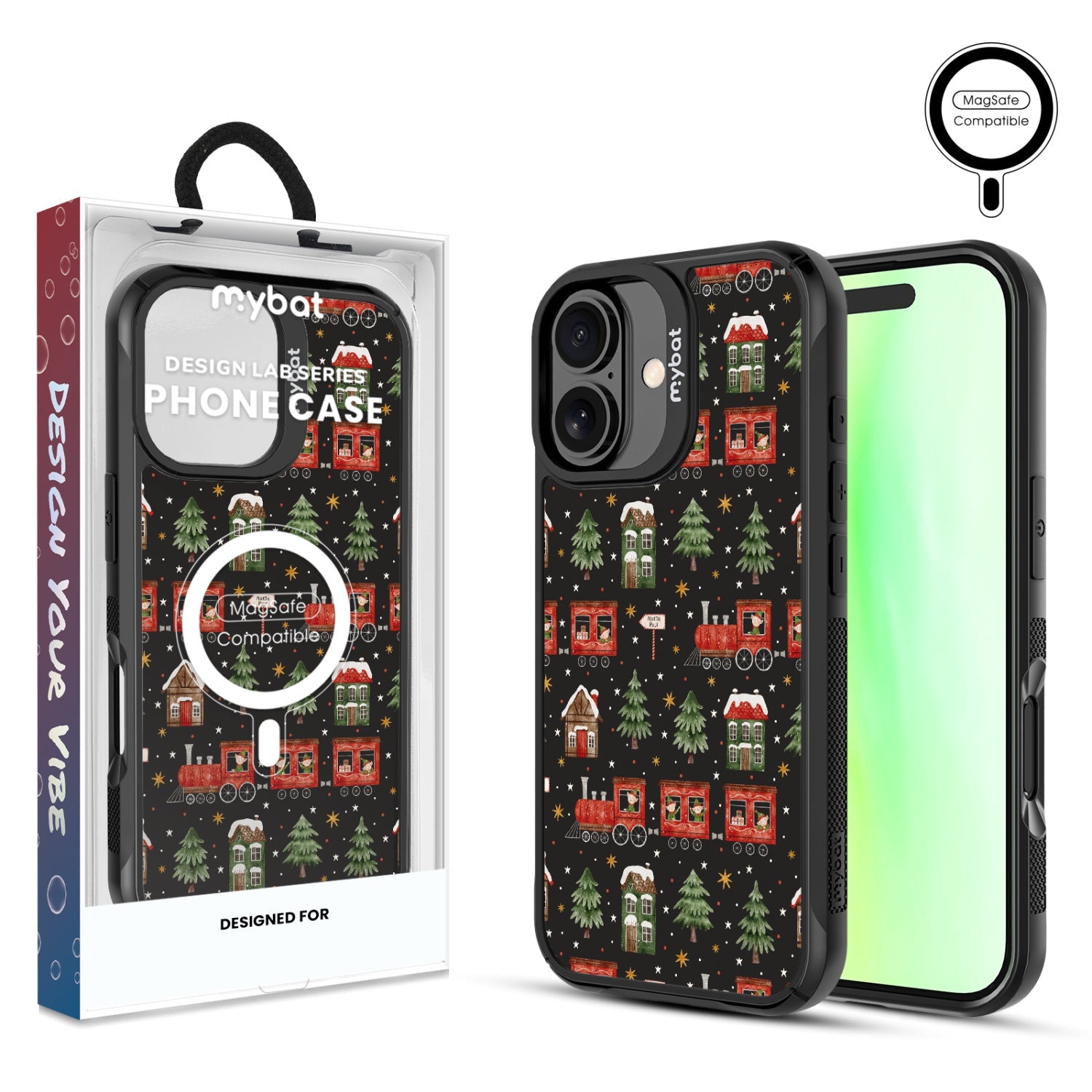 MyBat Design Lab Series MagSafe Case for Apple iPhone 17 - Train Around the Tree