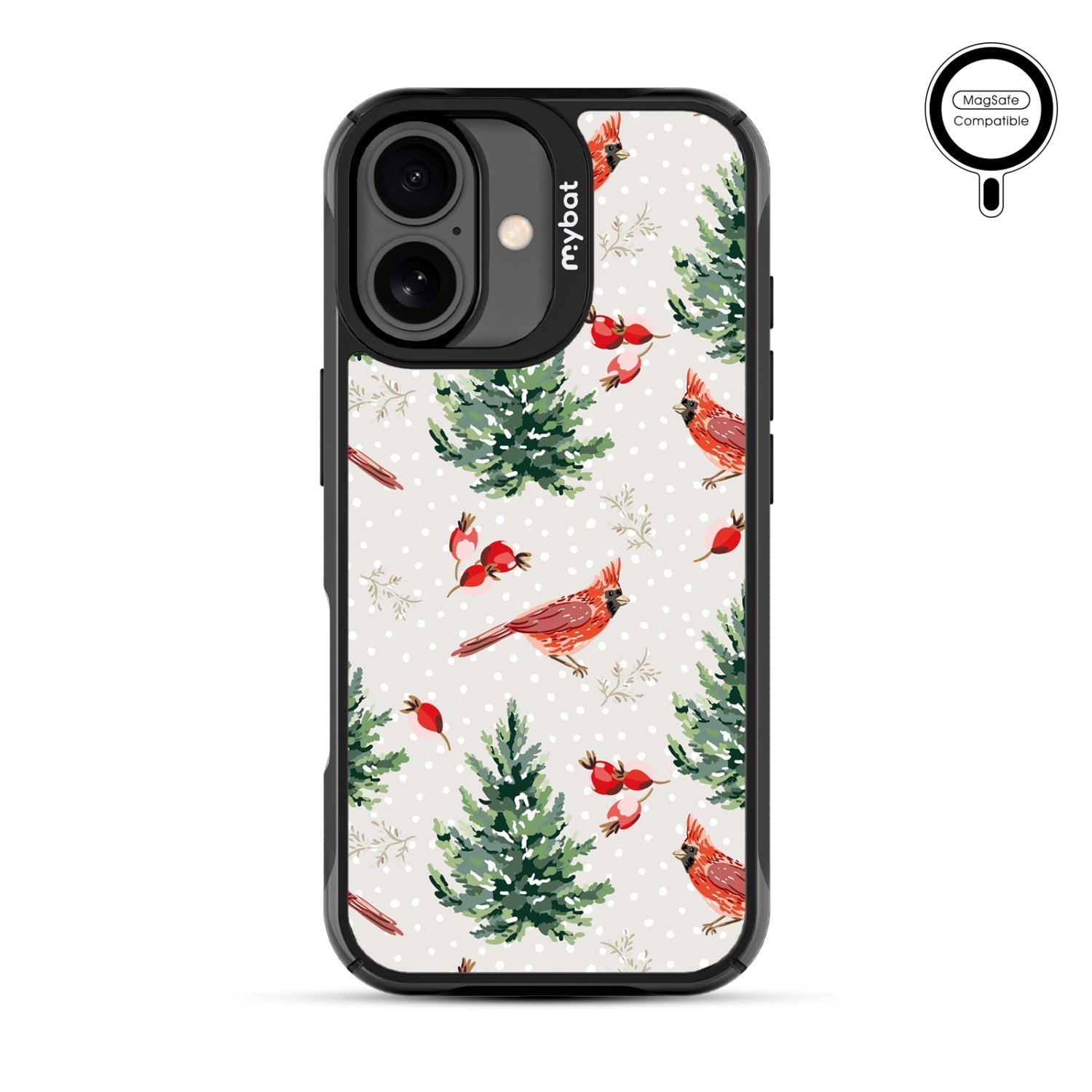 MyBat Design Lab Series MagSafe Case for Apple iPhone 17 - Winter Cardinals