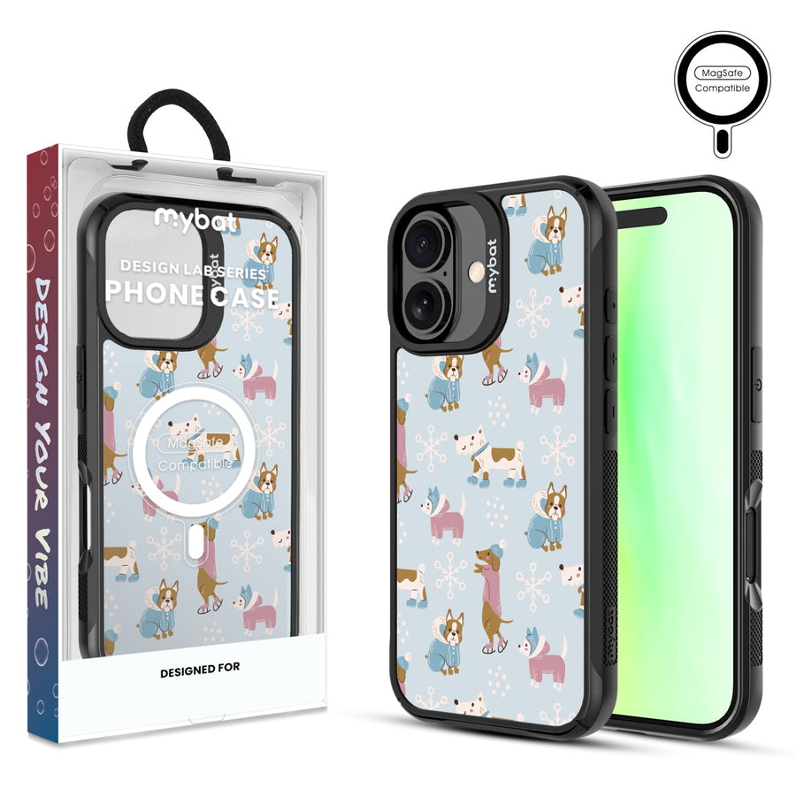 MyBat Design Lab Series MagSafe Case for Apple iPhone 17 - Puppy Snow Play