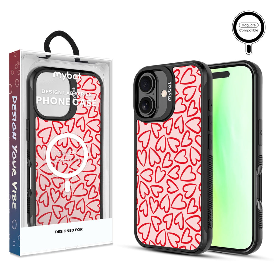 MyBat Design Lab Series MagSafe Case for Apple iPhone 17 - Endless Hearts