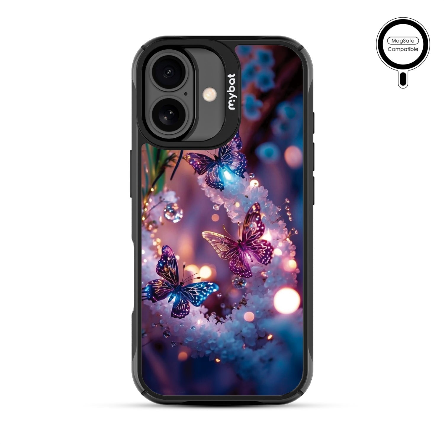 MyBat Design Lab Series MagSafe Case for Apple iPhone 17 - Magical Butterflies