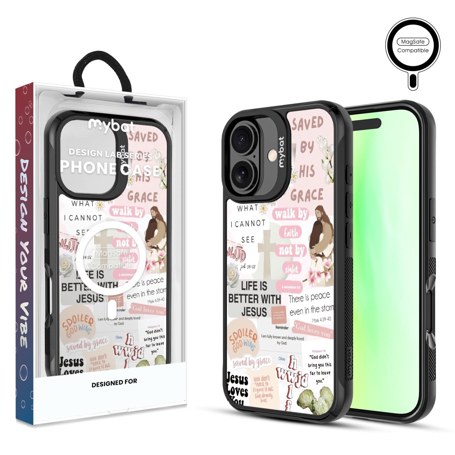 MyBat Design Lab Series MagSafe Case for Apple iPhone 17 - Jesus Loves You