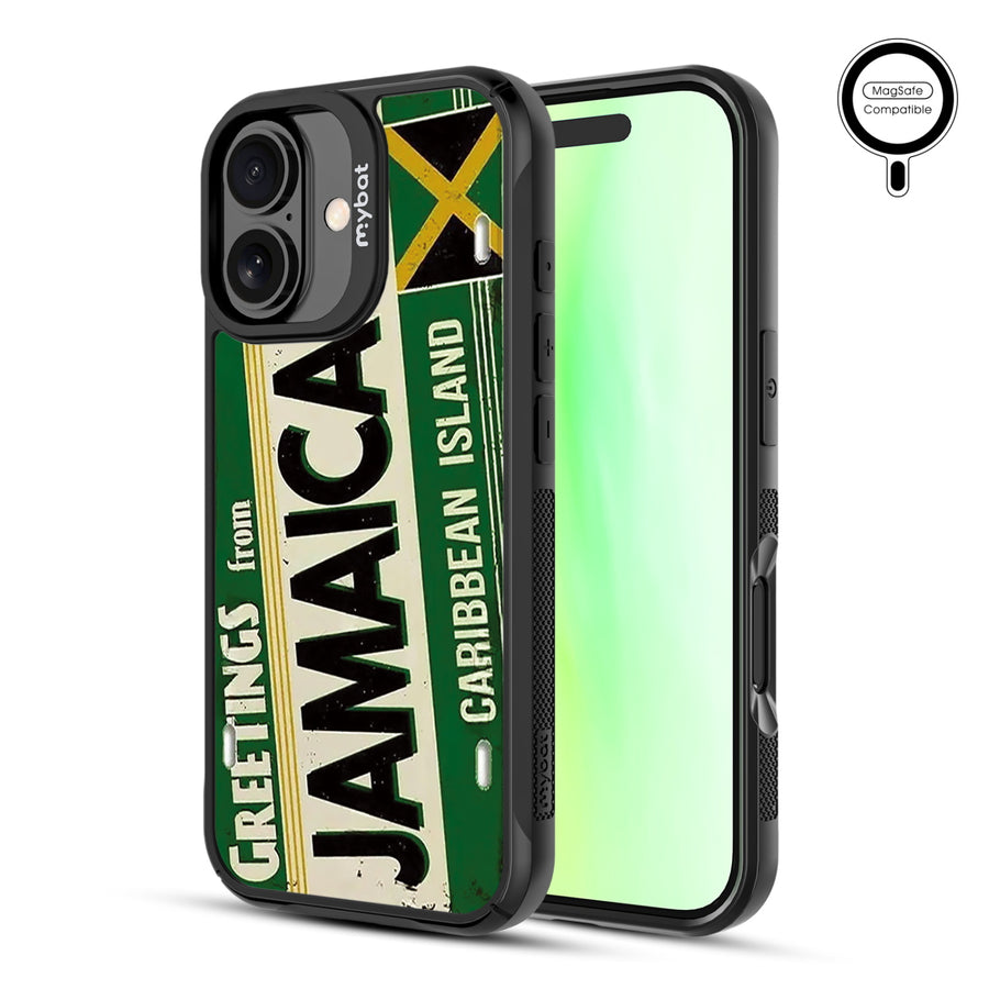 MyBat Design Lab Series MagSafe Case for Apple iPhone 17 - Jamaica License Plate - MIP17CSLESMSMP366-2.jpg