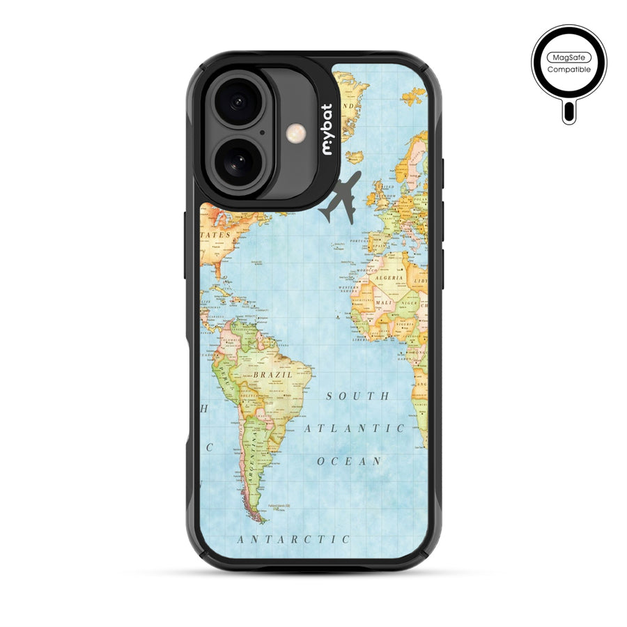 MyBat Design Lab Series MagSafe Case for Apple iPhone 17 - Map - MIP17CSLESMSMP370-3.jpg
