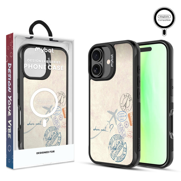 MyBat Design Lab Series MagSafe Case for Apple iPhone 17 - Passport Stamps - MIP17CSLESMSMP371-1.jpg
