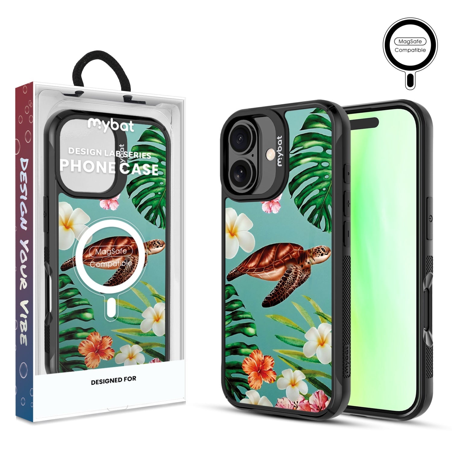 MyBat Design Lab Series MagSafe Case for Apple iPhone 17 - Hawaiian Sea Turtle