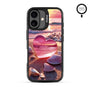 MyBat Design Lab Series MagSafe Case for Apple iPhone 17 - Sunset Beach Love