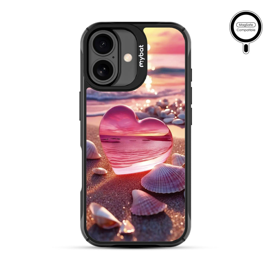 MyBat Design Lab Series MagSafe Case for Apple iPhone 17 - Sunset Beach Love