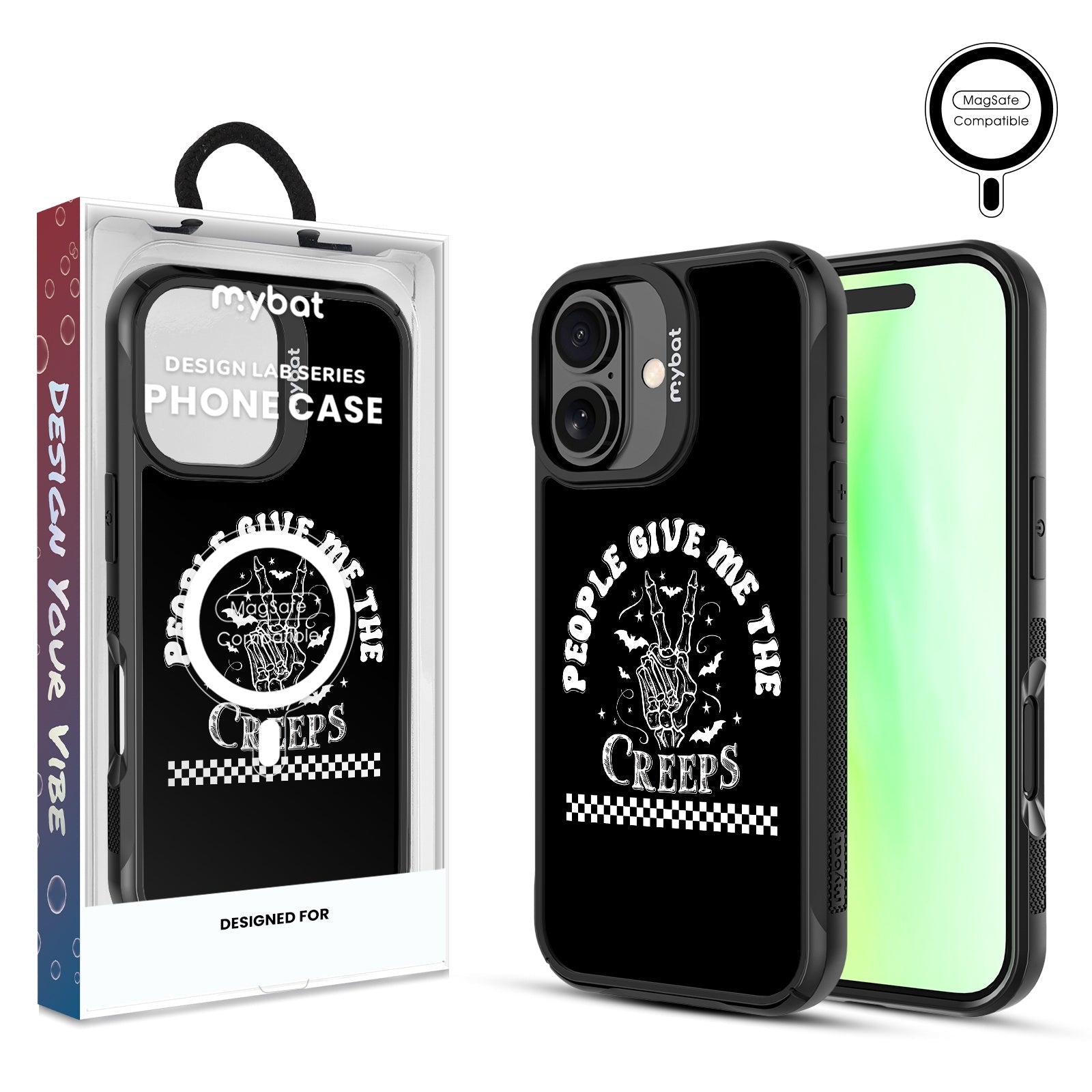 MyBat Design Lab Series MagSafe Case for Apple iPhone 17 - The Creeps