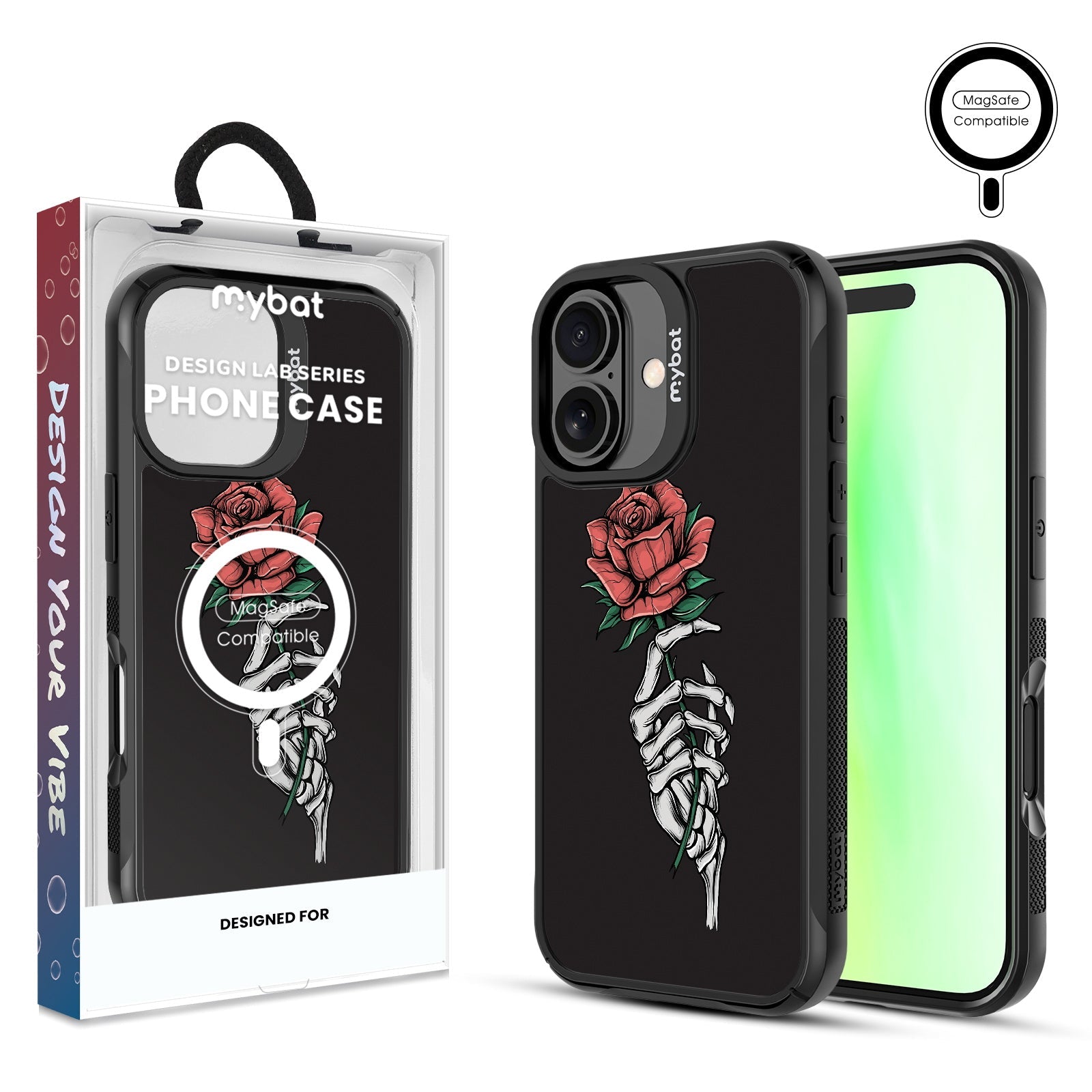 MyBat Design Lab Series MagSafe Case for Apple iPhone 17 - Eternal Rose