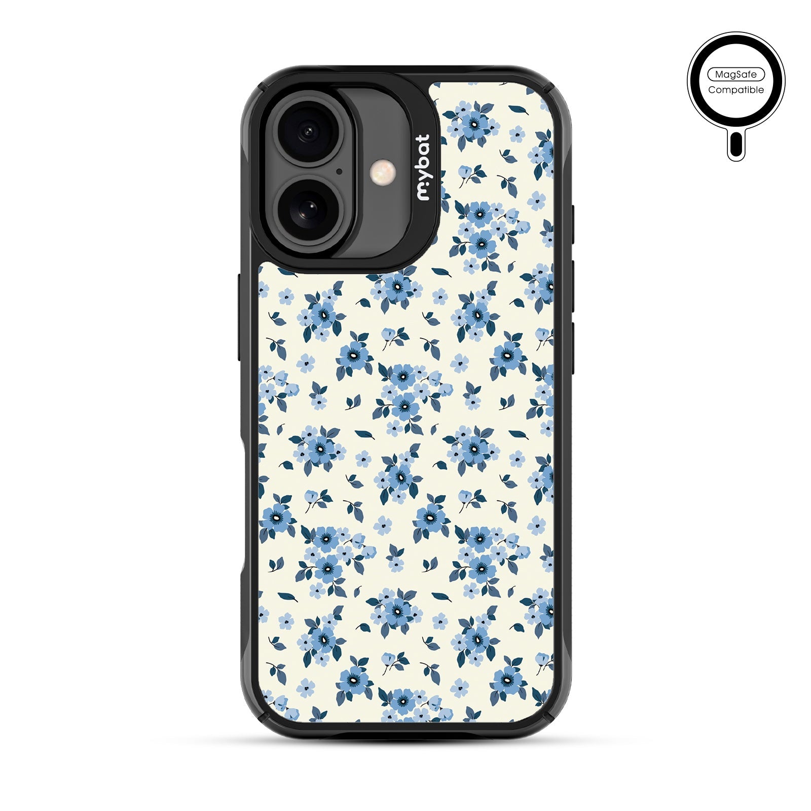 MyBat Design Lab Series MagSafe Case for Apple iPhone 17 - Porcelain Petals