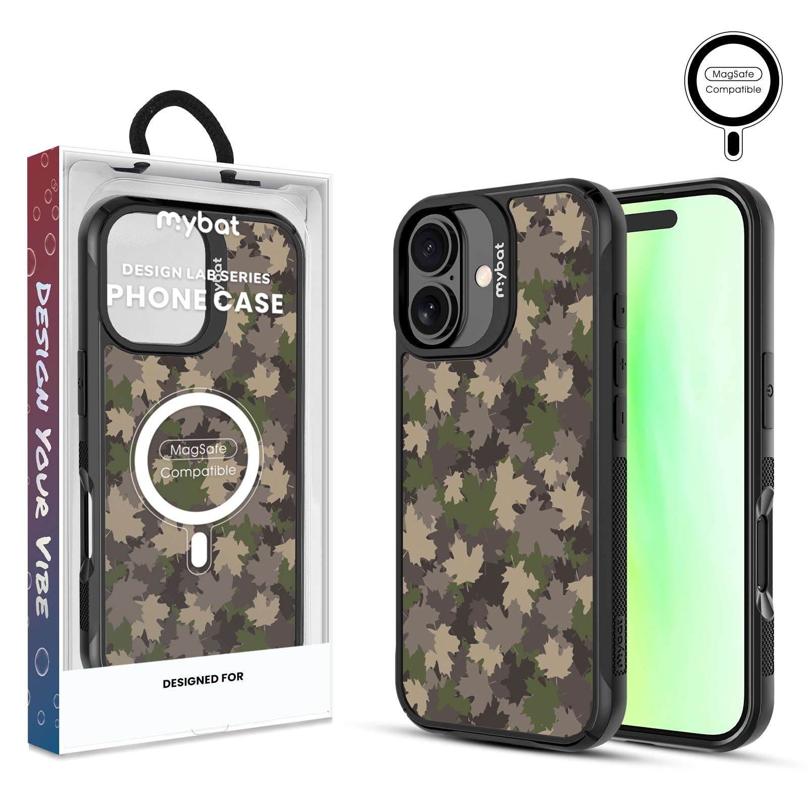 MyBat Design Lab Series MagSafe Case for Apple iPhone 17 - Leaf Camo