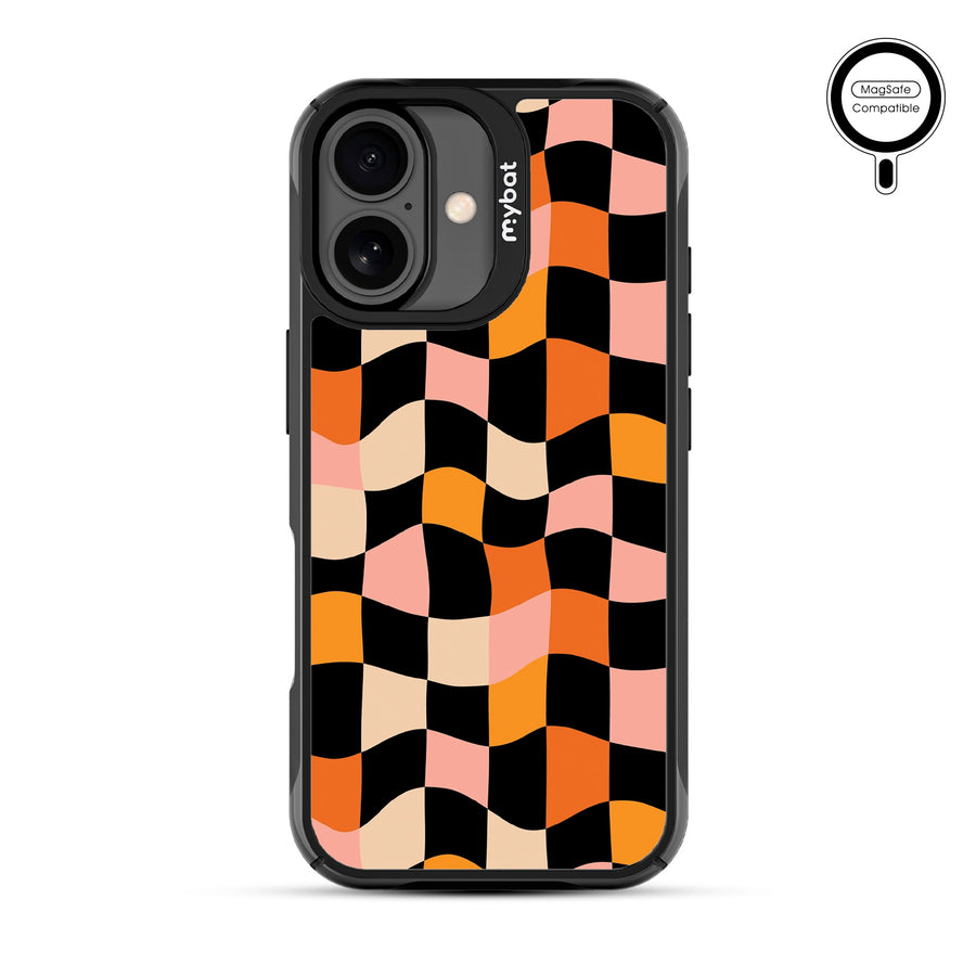 MyBat Design Lab Series MagSafe Case for Apple iPhone 17 - Groovy Check - MIP17CSLESMSMP448-3.jpg