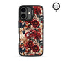 MyBat Design Lab Series MagSafe Case for Apple iPhone 17 - Rust & Bloom