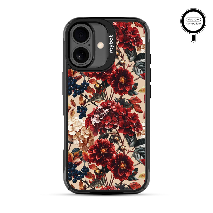 MyBat Design Lab Series MagSafe Case for Apple iPhone 17 - Rust & Bloom
