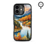 MyBat Design Lab Series MagSafe Case for Apple iPhone 17 - Impressionist Foliage - MIP17CSLESMSMP452-3.jpg