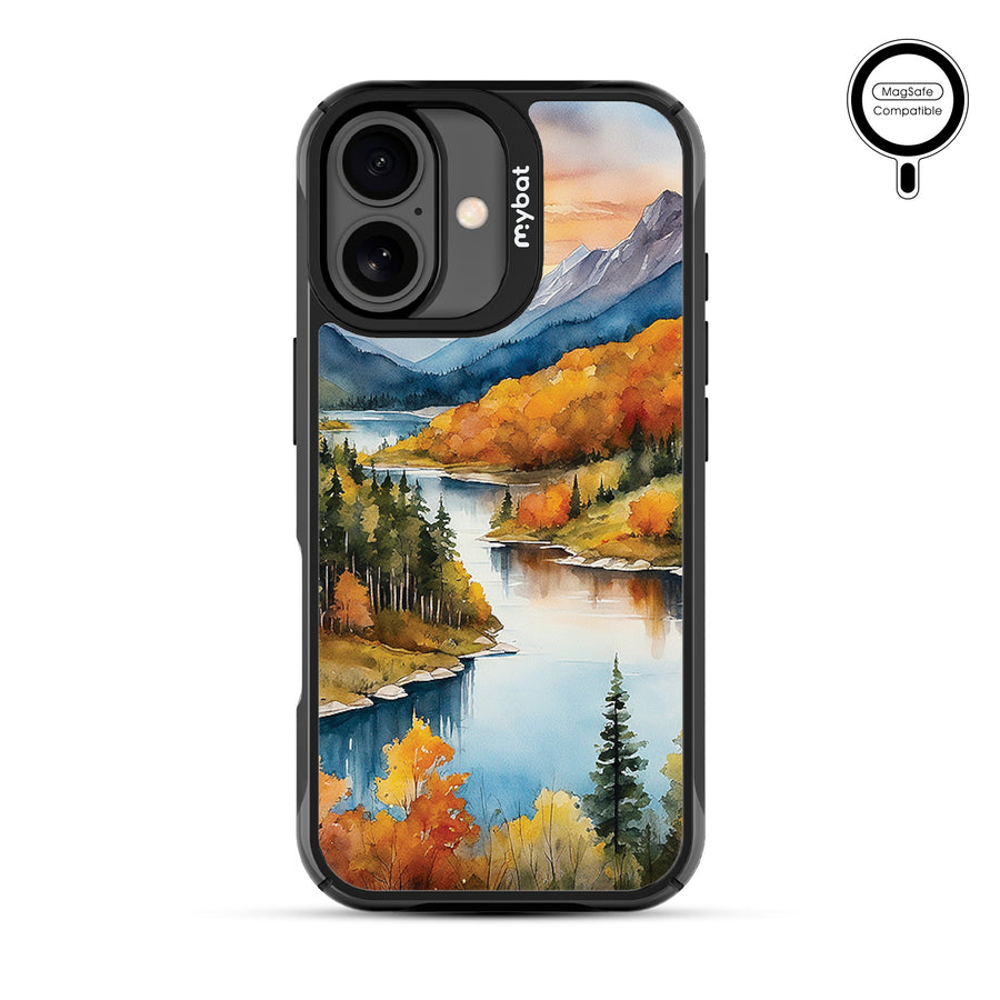 MyBat Design Lab Series MagSafe Case for Apple iPhone 17 - Impressionist Foliage - MIP17CSLESMSMP452-3.jpg