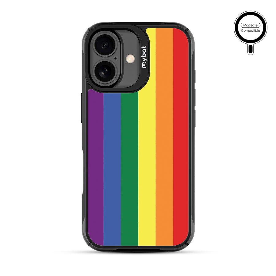 MyBat Design Lab Series MagSafe Case for Apple iPhone 17 - Rainbow Stripes - MIP17CSLESMSMP459-3.jpg