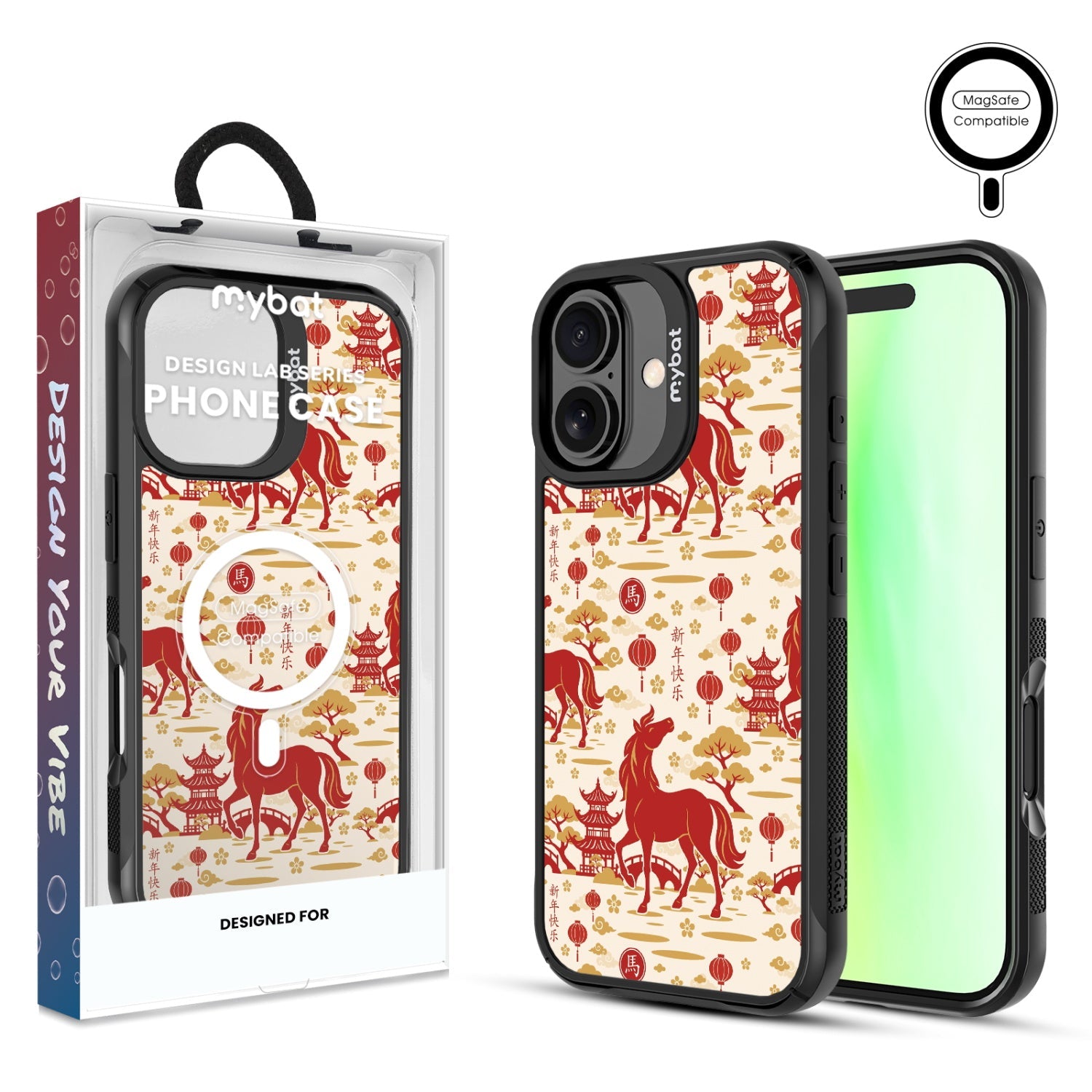 MyBat Design Lab Series MagSafe Case for Apple iPhone 17 - Year of the Horse