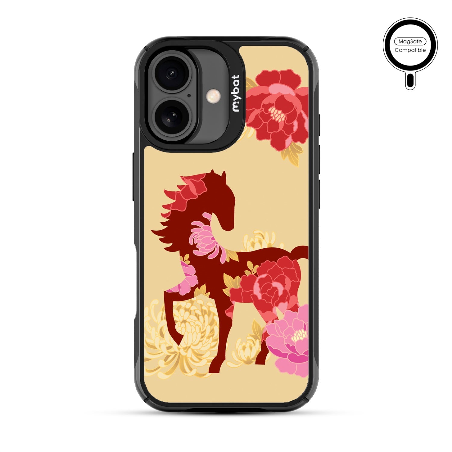 MyBat Design Lab Series MagSafe Case for Apple iPhone 17 - Peony Pedigree