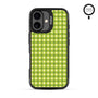 MyBat Design Lab Series MagSafe Case for Apple iPhone 17 - Green Gingham