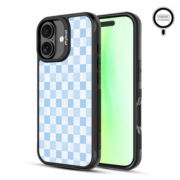 MyBat Design Lab Series MagSafe Case for Apple iPhone 17 - Sky Blue Check - MIP17CSLESMSMP478-2.jpg