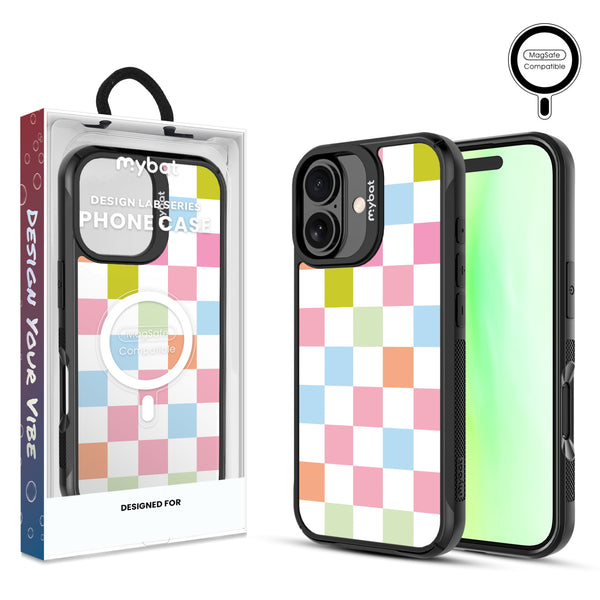 MyBat Design Lab Series MagSafe Case for Apple iPhone 17 - Pastel Check - MIP17CSLESMSMP480-1.jpg