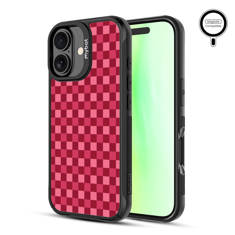 MyBat Design Lab Series MagSafe Case for Apple iPhone 17 - Raspberry Check - MIP17CSLESMSMP481-2.jpg
