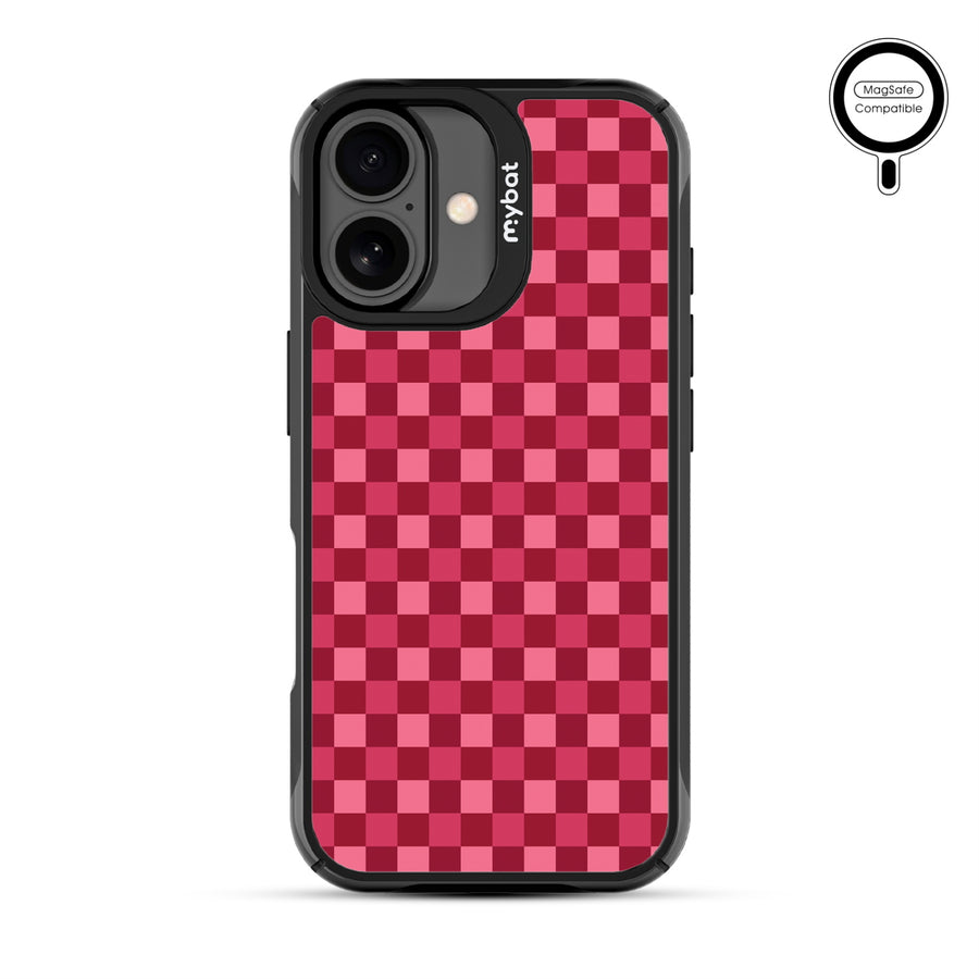 MyBat Design Lab Series MagSafe Case for Apple iPhone 17 - Raspberry Check - MIP17CSLESMSMP481-3.jpg