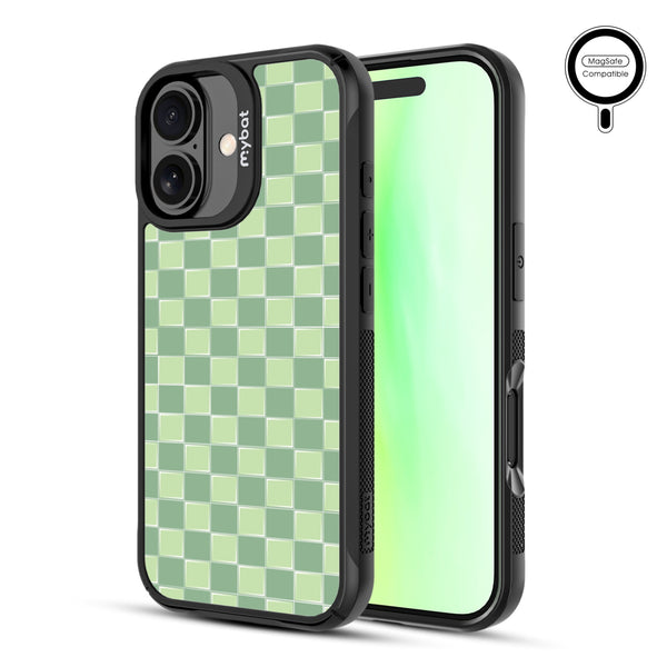 MyBat Design Lab Series MagSafe Case for Apple iPhone 17 - Matcha Check - MIP17CSLESMSMP482-2.jpg